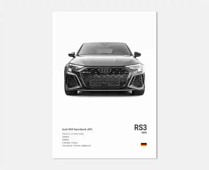 Audi RS3 Sportback White